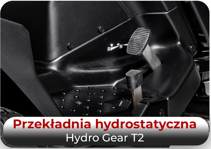 Przekładnia hydrostatyczna Hydro Gear T2 w traktorku Cedrus Challenge MJ 102/22H